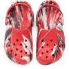 imageCrocs UnisexChild Classic Watercolor Marbled ClogFlameMulti