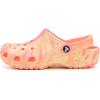imageCrocs UnisexChild Classic Watercolor Marbled ClogGuavaMulti