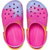 imageCrocs UnisexChild Classic Watercolor Marbled ClogJuiceMulti Ombre