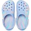 imageCrocs UnisexChild Classic Watercolor Marbled ClogMoon JellyMulti