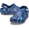 imageCrocs UnisexChild Classic Watercolor Marbled ClogNavyMulti