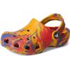 imageCrocs UnisexChild Classic Watercolor Marbled ClogOrange ZingMulti