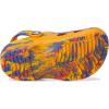 imageCrocs UnisexChild Classic Watercolor Marbled ClogOrange ZingMulti