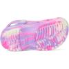 imageCrocs UnisexChild Classic Watercolor Marbled ClogPink CrushMulti Glow in the Dark