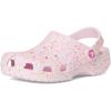 imageCrocs UnisexChild Classic Watercolor Marbled ClogPink MilkMulti
