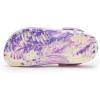 imageCrocs UnisexChild Classic Watercolor Marbled ClogPurpleMulti Glow