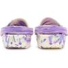 imageCrocs UnisexChild Classic Watercolor Marbled ClogPurpleMulti Glow