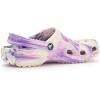 imageCrocs UnisexChild Classic Watercolor Marbled ClogPurpleMulti Glow