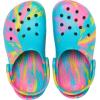 imageCrocs UnisexChild Classic Watercolor Marbled ClogRainbow Tie Dye