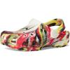 imageCrocs UnisexChild Classic Watercolor Marbled ClogVarsity RedMulti