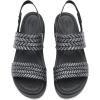 imageCrocs Womens Brooklyn Low Wedge SandalsBlack Sparkle