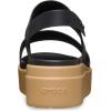 imageCrocs Womens Brooklyn Low Wedge SandalsBlackCashew