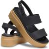 imageCrocs Womens Brooklyn Low Wedge SandalsBlackCashew