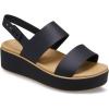 imageCrocs Womens Brooklyn Low Wedge SandalsBlackCashew1
