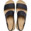 imageCrocs Womens Brooklyn Low Wedge SandalsBlackCashew1