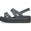 imageCrocs Womens Brooklyn Low Wedge SandalsCarbon Knot