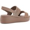 imageCrocs Womens Brooklyn Low Wedge SandalsLatte Sparkle