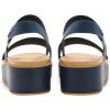 imageCrocs Womens Brooklyn Low Wedge SandalsNavyCashew