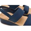 imageCrocs Womens Brooklyn Low Wedge SandalsNavyCashew