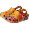 imageCrocs UnisexChild Classic Watercolor Marbled ClogOrange ZingMulti