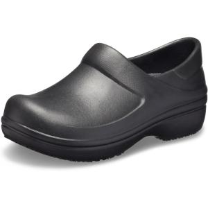 imageCrocs Womens Neria Pro II Work Clogs  Enclosed Toe  Slip Resistant  All Day ComfortBlack