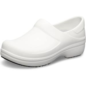 imageCrocs Womens Neria Pro II Work Clogs  Enclosed Toe  Slip Resistant  All Day ComfortWhite