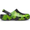 imageCrocs Kids Classic ClogsBlackLime Punch
