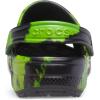 imageCrocs Kids Classic ClogsBlackLime Punch