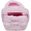 imageCrocs Kids Classic Lined Glittered Clogs for Kids Little KidBig Kid  Textile amp Thermoplastic EVA Lining Flamingo 1 Little Kid M