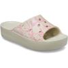 imageCrocs Womens Classic Platform Slide SandalBone Multi