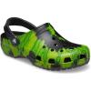 imageCrocs Kids Classic ClogsBlackLime Punch