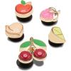 imageCrocs Jibbitz Bling amp Jewelry Shoe Charm PacksGold Cherry and Fruit
