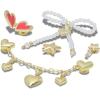 imageCrocs Jibbitz Bling amp Jewelry Shoe Charm PacksGold Heart  Stars