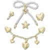 Gold Heart & Stars