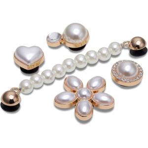 imageCrocs Jibbitz Bling amp Jewelry Shoe Charm PacksDainty Pearl