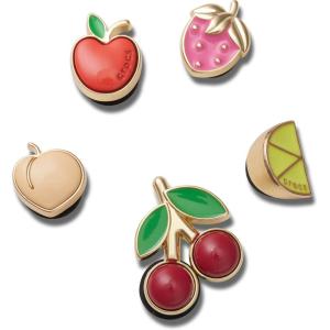 imageCrocs Jibbitz Bling amp Jewelry Shoe Charm PacksGold Cherry and Fruit