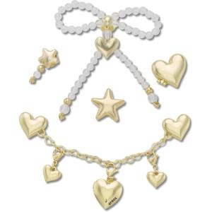 imageCrocs Jibbitz Bling amp Jewelry Shoe Charm PacksGold Heart  Stars