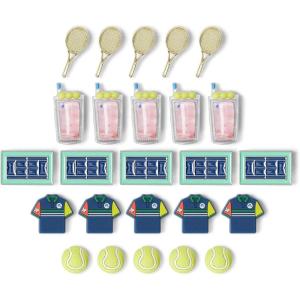 imageCrocs Jibbitz Sports amp Outdoor Shoe Charm PacksDay at the Tennis Court