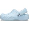 imageCrocs Unisex Adult Baya Lined Fuzz Strap ClogsMineral Blue