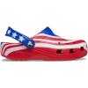 imageCrocs UnisexChild Classic American Flag Clogs ToddlerLittle KidBig KidMulti