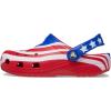 imageCrocs UnisexChild Classic American Flag Clogs ToddlerLittle KidBig KidMulti