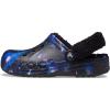 imageCrocs Unisex Adult Baya Lined Fuzz Strap ClogsBlackMulti