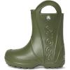 imageCrocs Kids Handle It Rain Boots  Waterproof Slip On Shoes  Kids Rain BootsArmy Green
