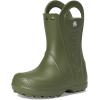 imageCrocs Kids Handle It Rain Boots  Waterproof Slip On Shoes  Kids Rain BootsArmy Green