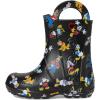 imageCrocs Kids Handle It Rain Boots  Waterproof Slip On Shoes  Kids Rain BootsMickey  Friends
