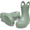 imageCrocs Kids Handle It Rain Boots  Waterproof Slip On Shoes  Kids Rain BootsMoss