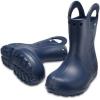 imageCrocs Kids Handle It Rain Boots  Waterproof Slip On Shoes  Kids Rain BootsNavy