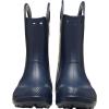 imageCrocs Kids Handle It Rain Boots  Waterproof Slip On Shoes  Kids Rain BootsNavy Blue