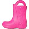 imageCrocs Kids Handle It Rain Boots  Waterproof Slip On Shoes  Kids Rain BootsPink Crush