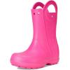 imageCrocs Kids Handle It Rain Boots  Waterproof Slip On Shoes  Kids Rain BootsPink Crush
